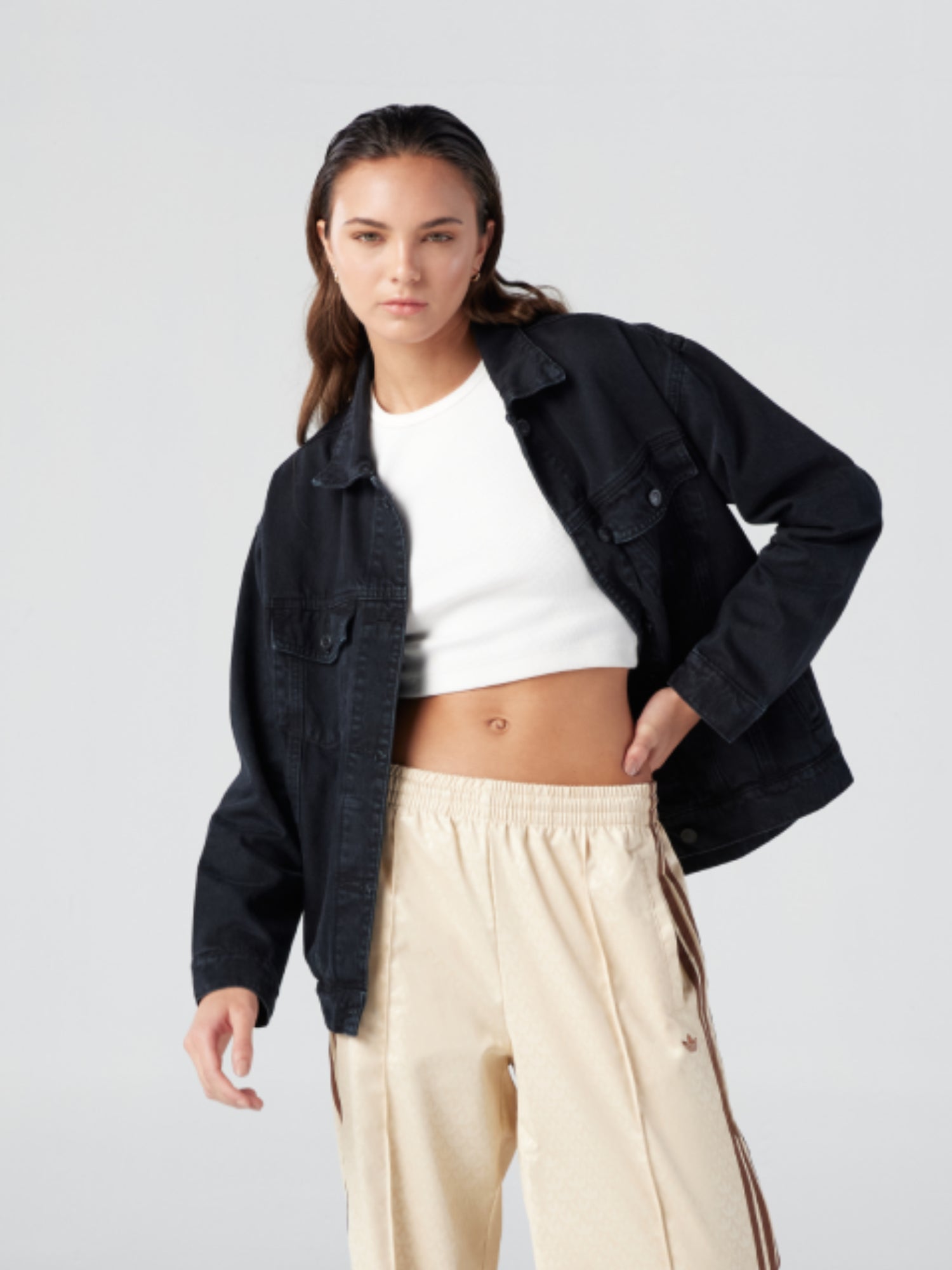 Casaca para Mujer DVK DENIM CASACA ALESKA NGR