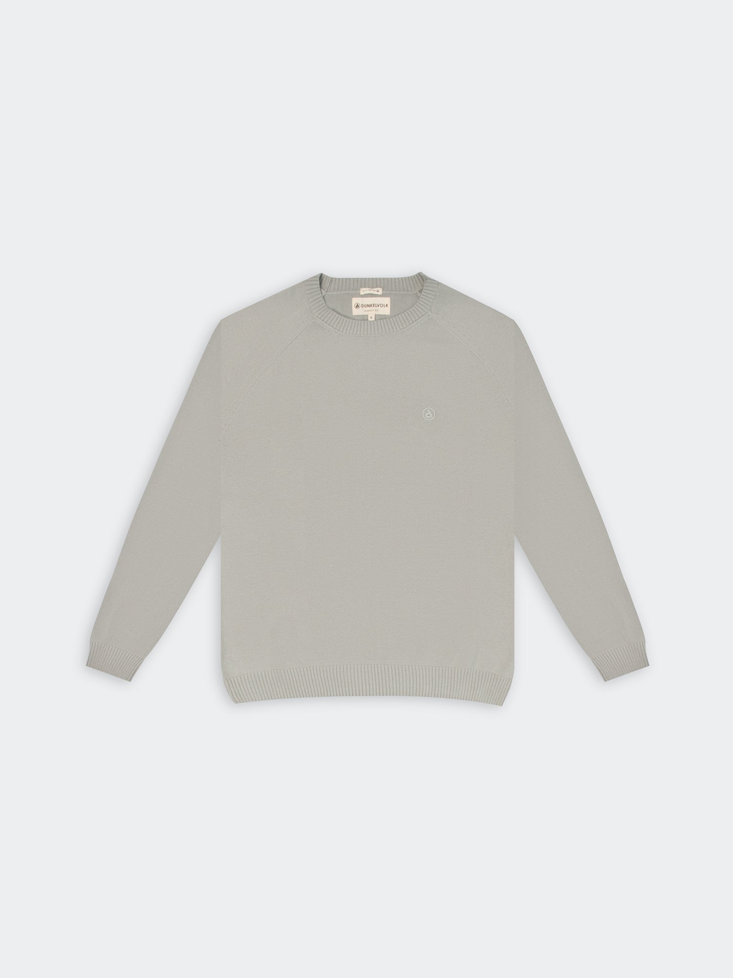 Chompa Para Hombre DUNKELVOLK PIMA KNIT CREW Gris