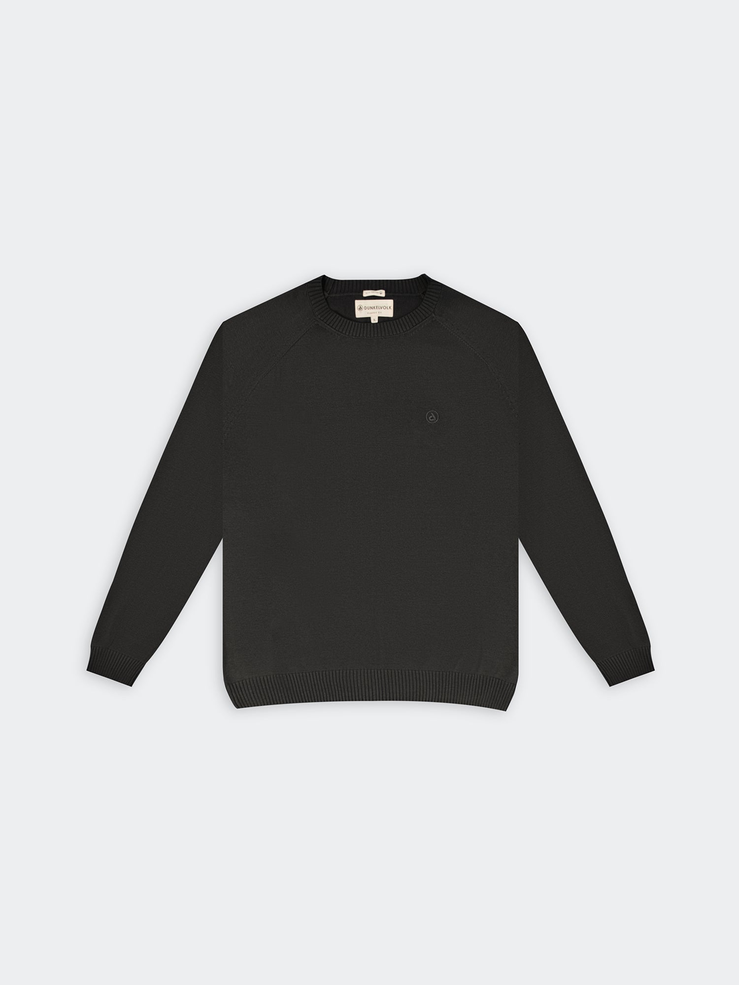 Chompa Para Hombre DUNKELVOLK PIMA KNIT CREW Negro