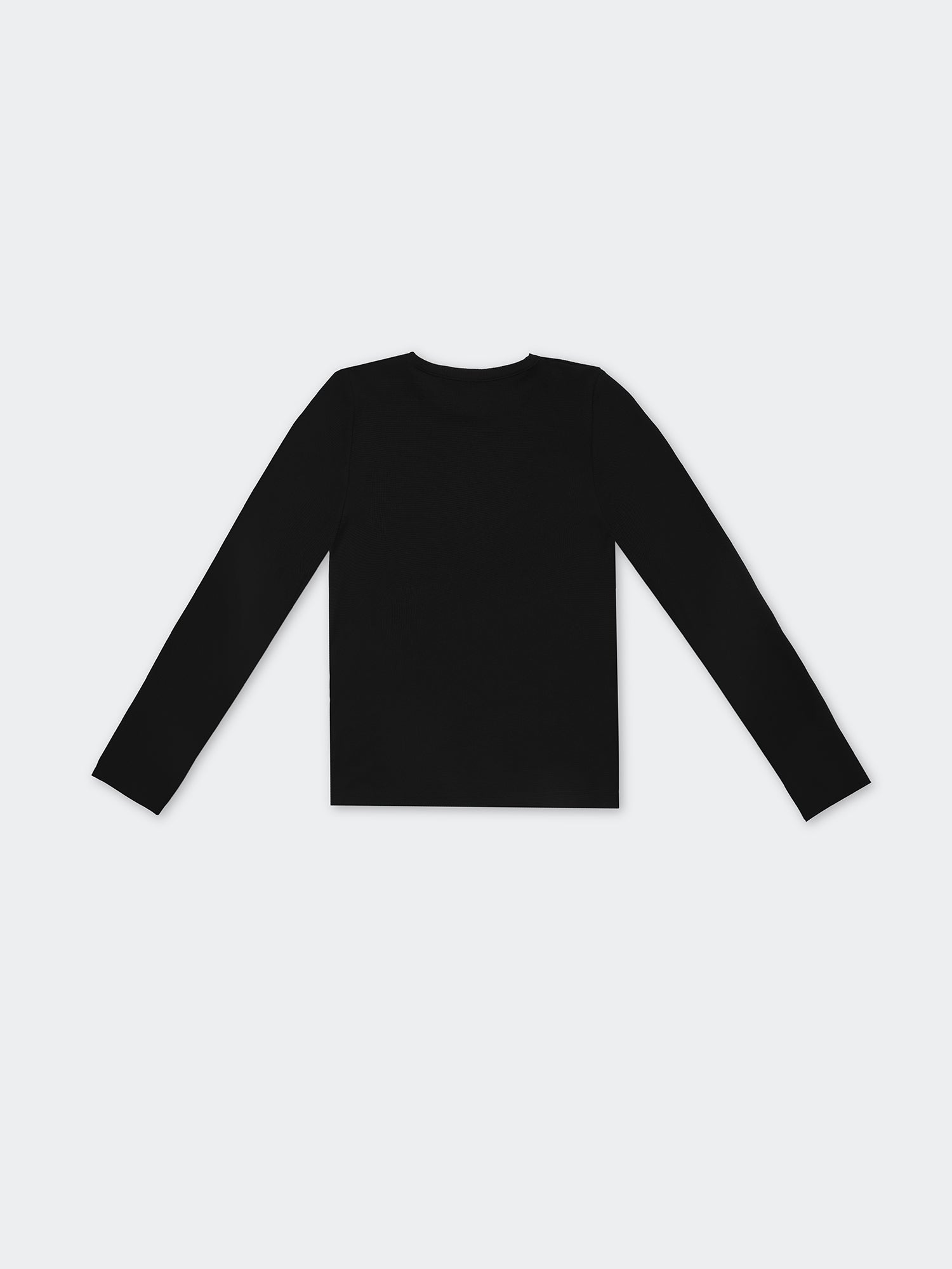 Top Manga Larga para Mujer DVK WAFFLE TOP LS DV-TO-00064 NGR