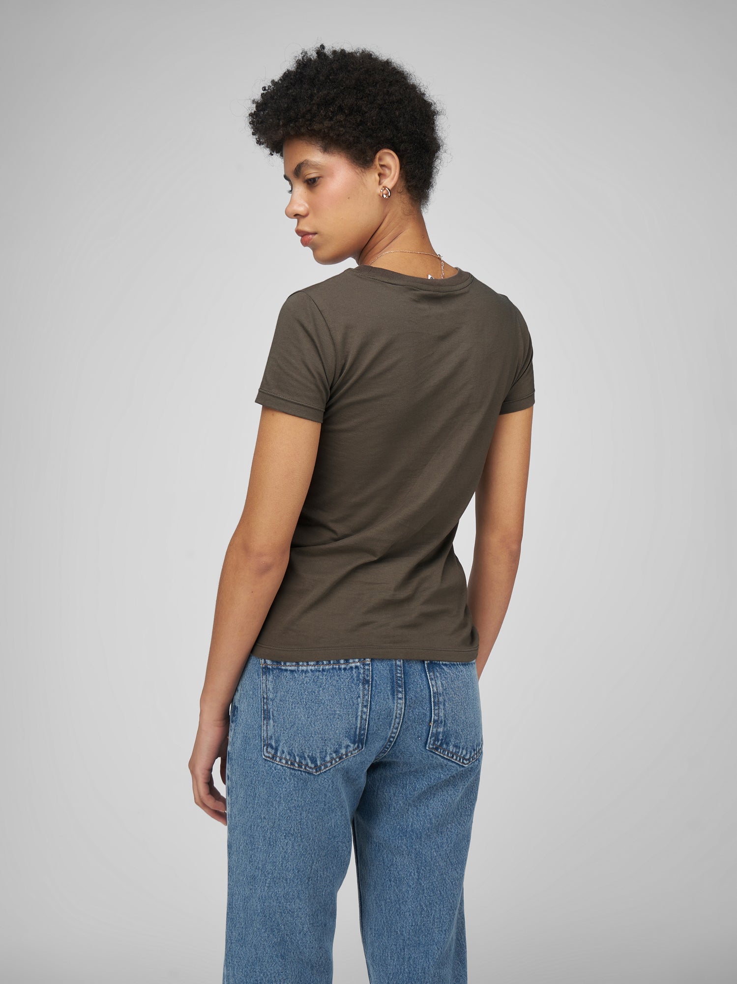 Polo para Mujer DVK BASIC REGULAR TEE GRY