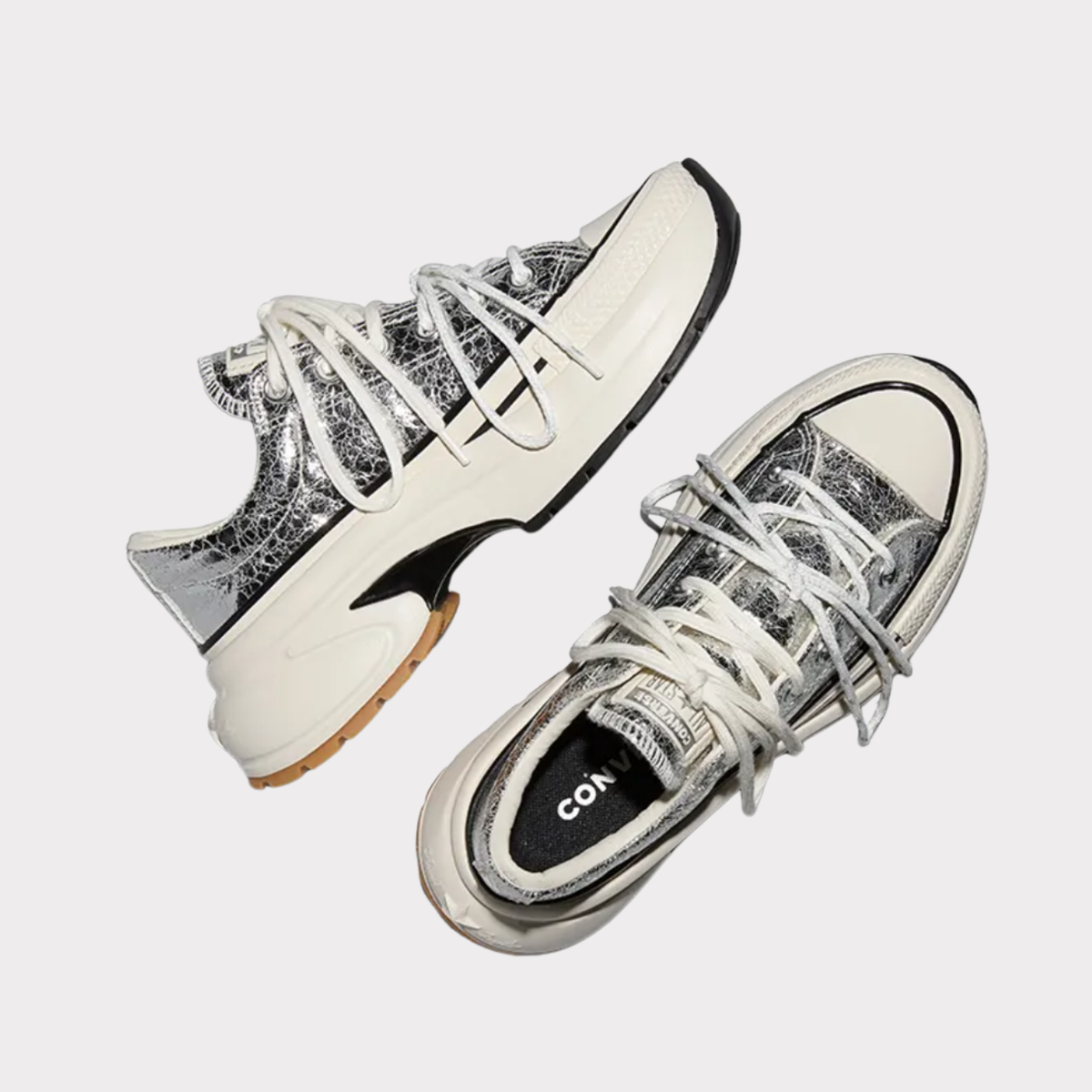 Zapatillas Converse Run Star Crush Gris para Mujer