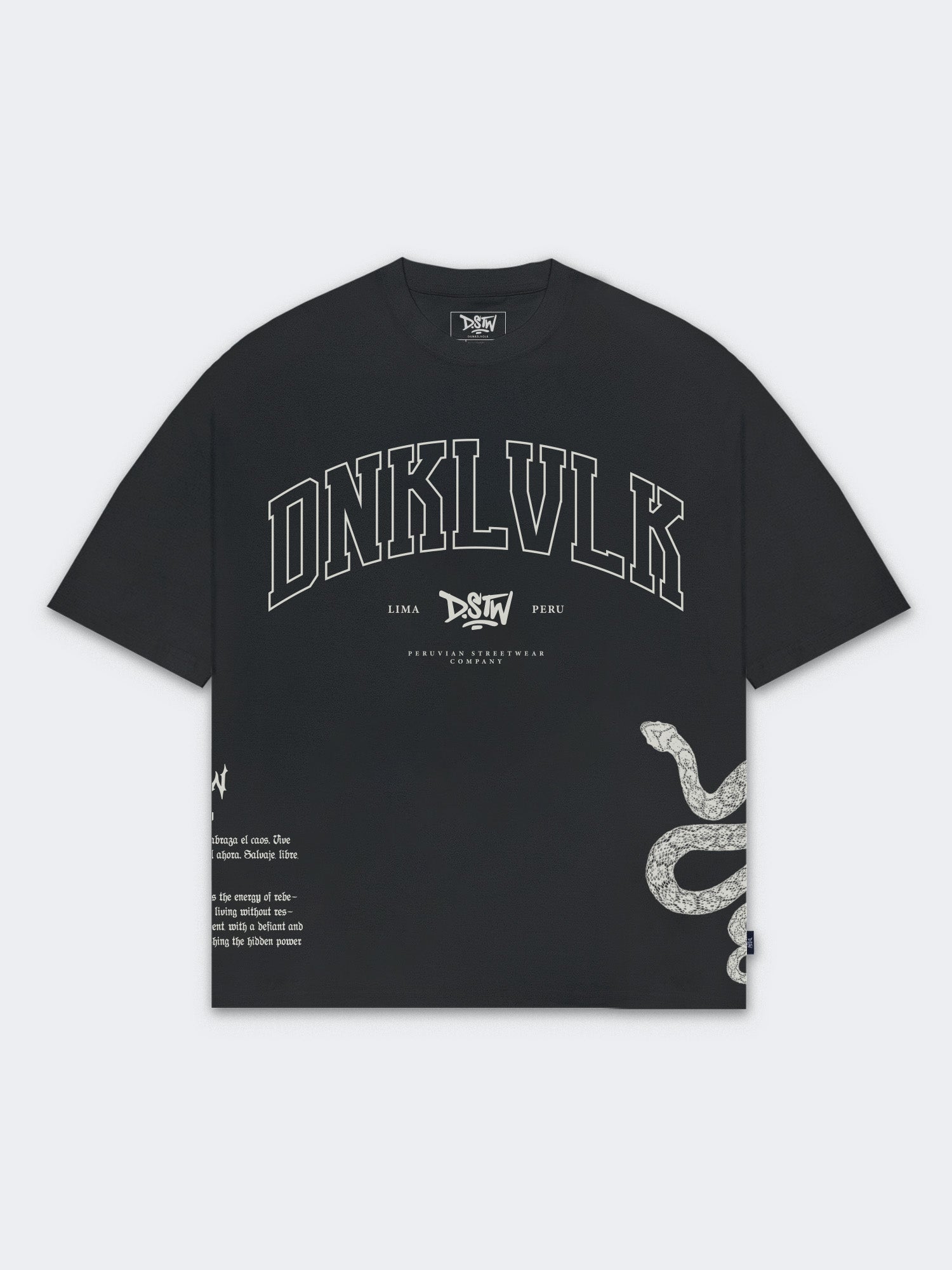 Polo para Hombre DUNKELVOLK PUEBLO OSCURO Negro