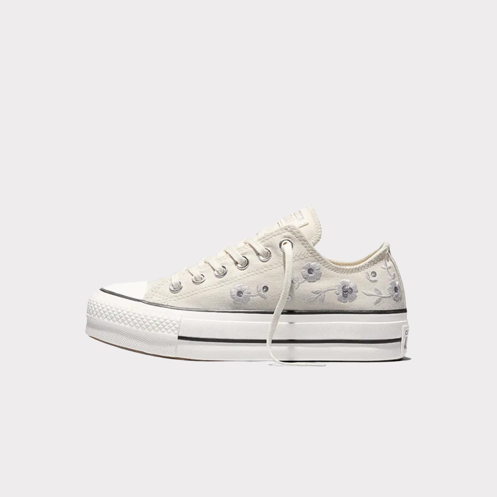 Zapatillas Converse CT AS Lift Platform Sequin Flowers Blanco para Mujer