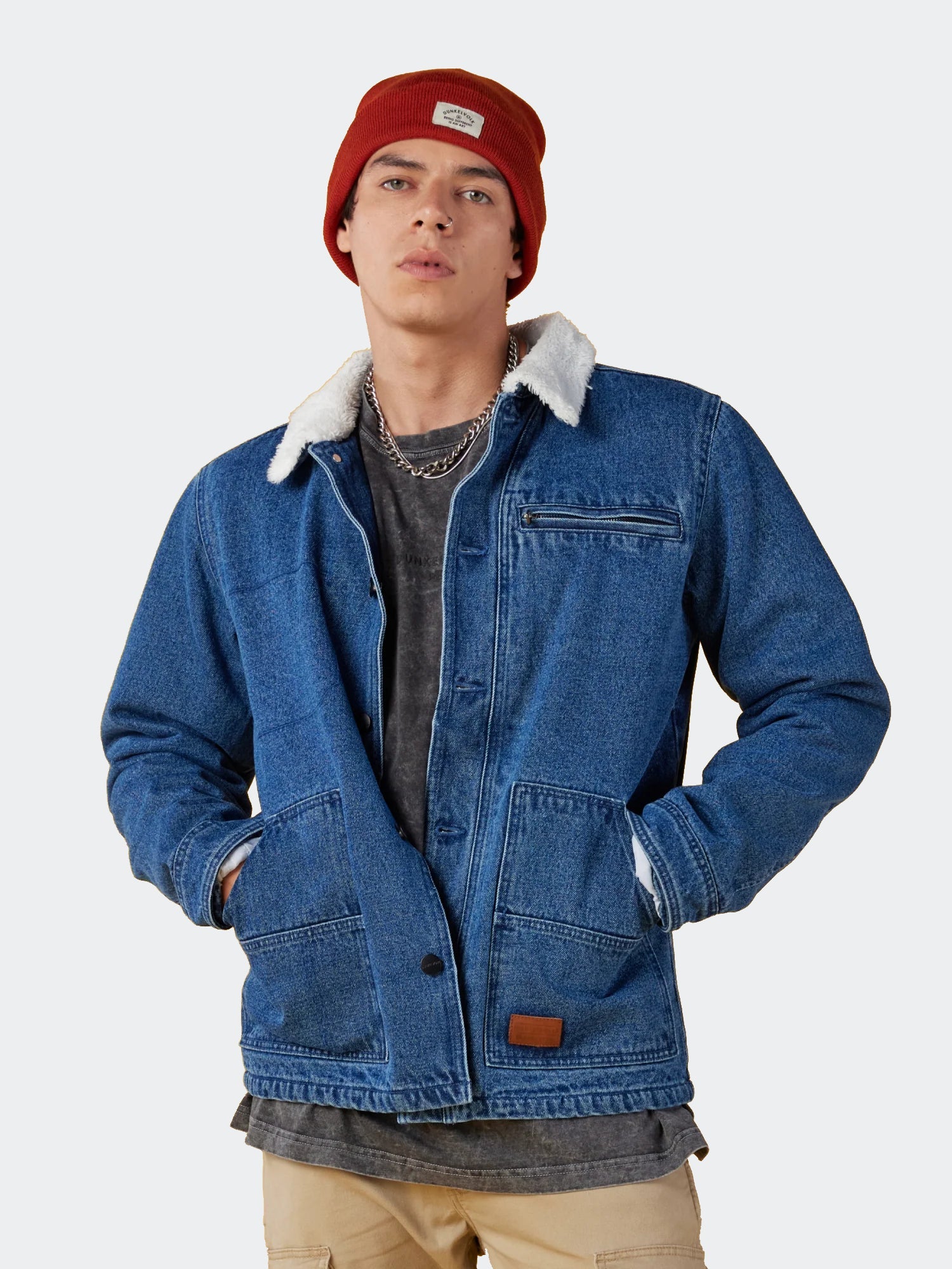 Casaca para Hombre DUNKELVOLK MEDIUM SHERPA WORKHARD NAV DUNKELVOLK