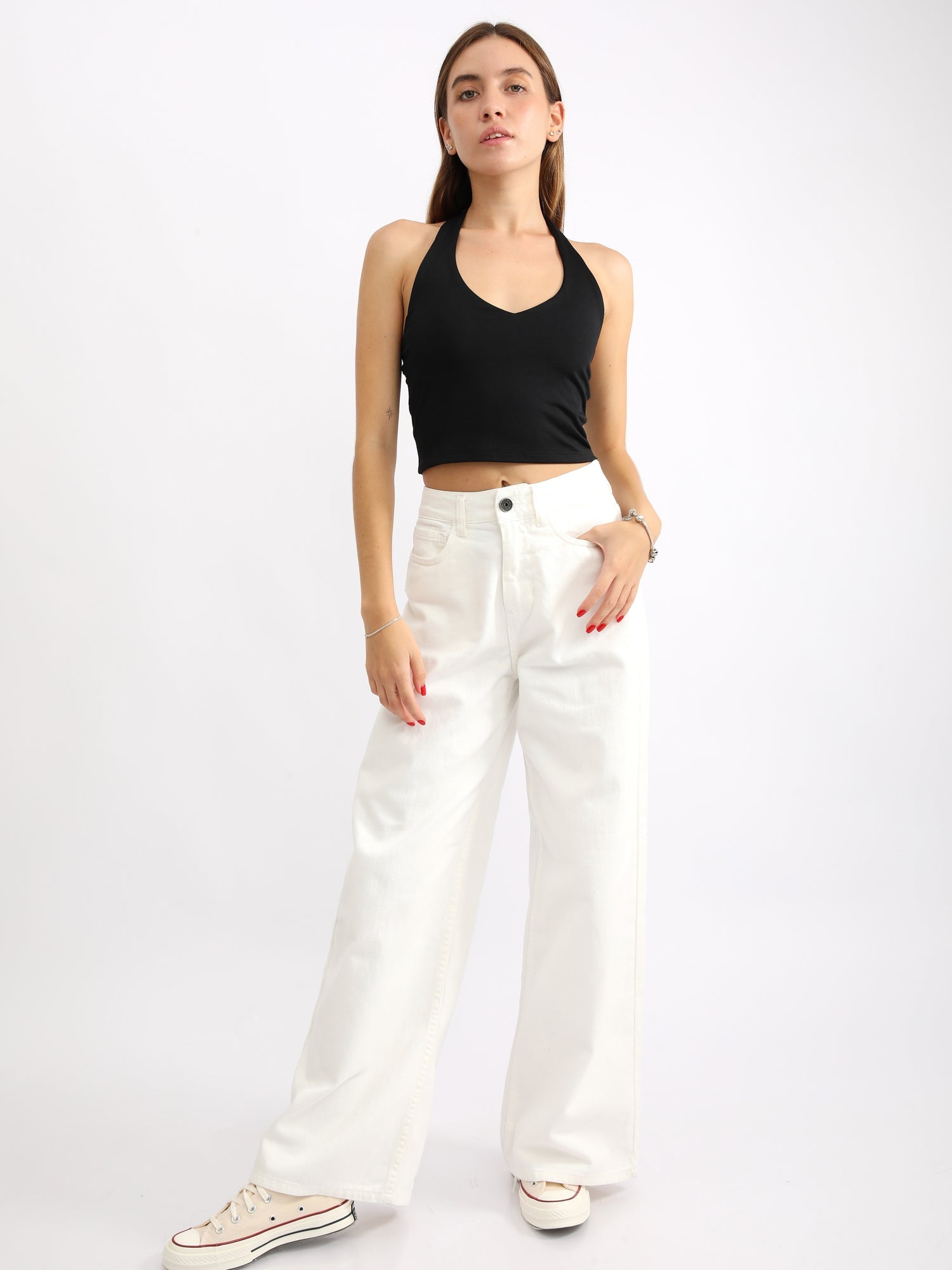 Top para Mujer DVK NAKED BACK V-NECK TOP NGR DVK