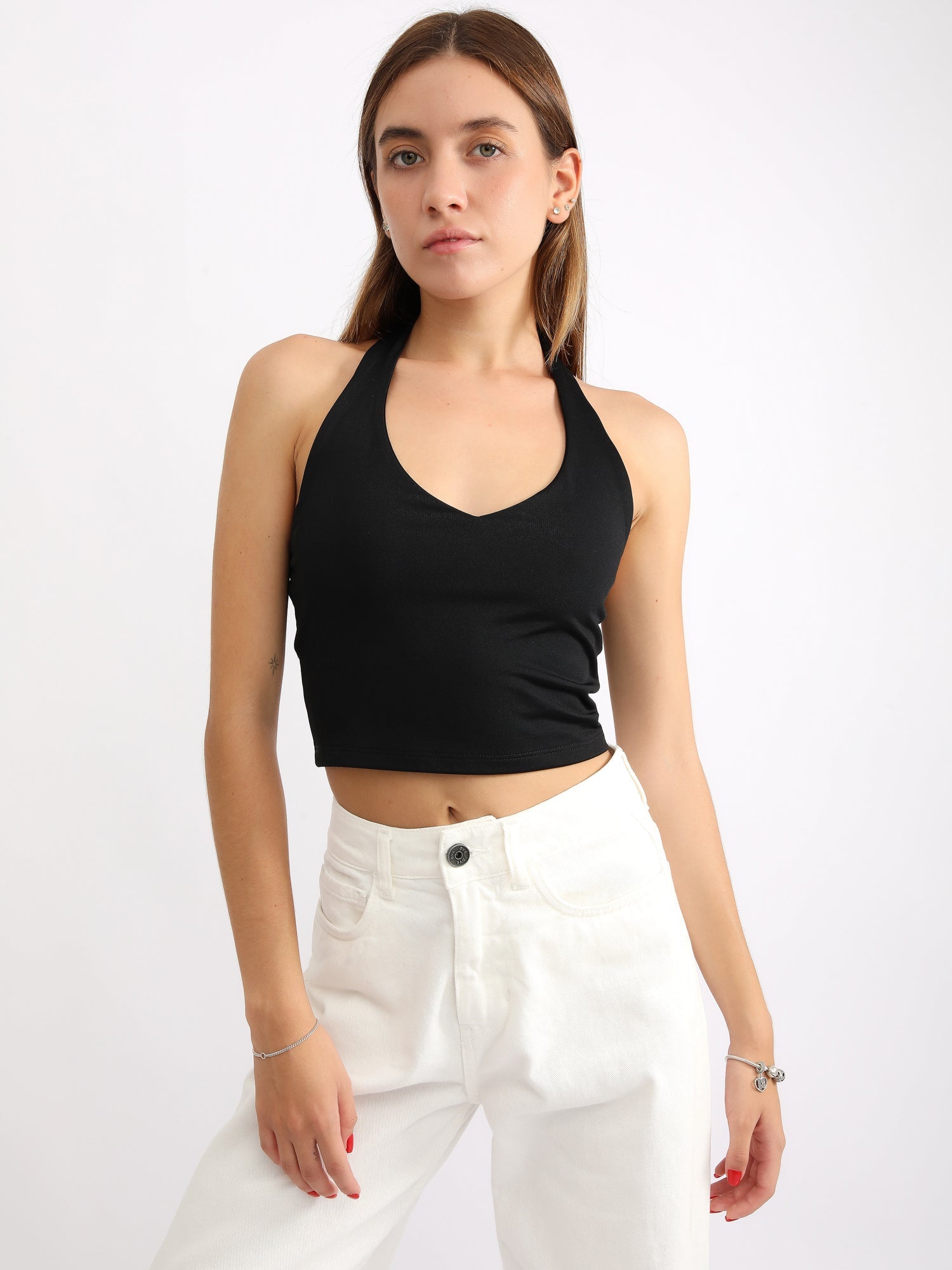 Top para Mujer DVK NAKED BACK V-NECK TOP NGR DVK