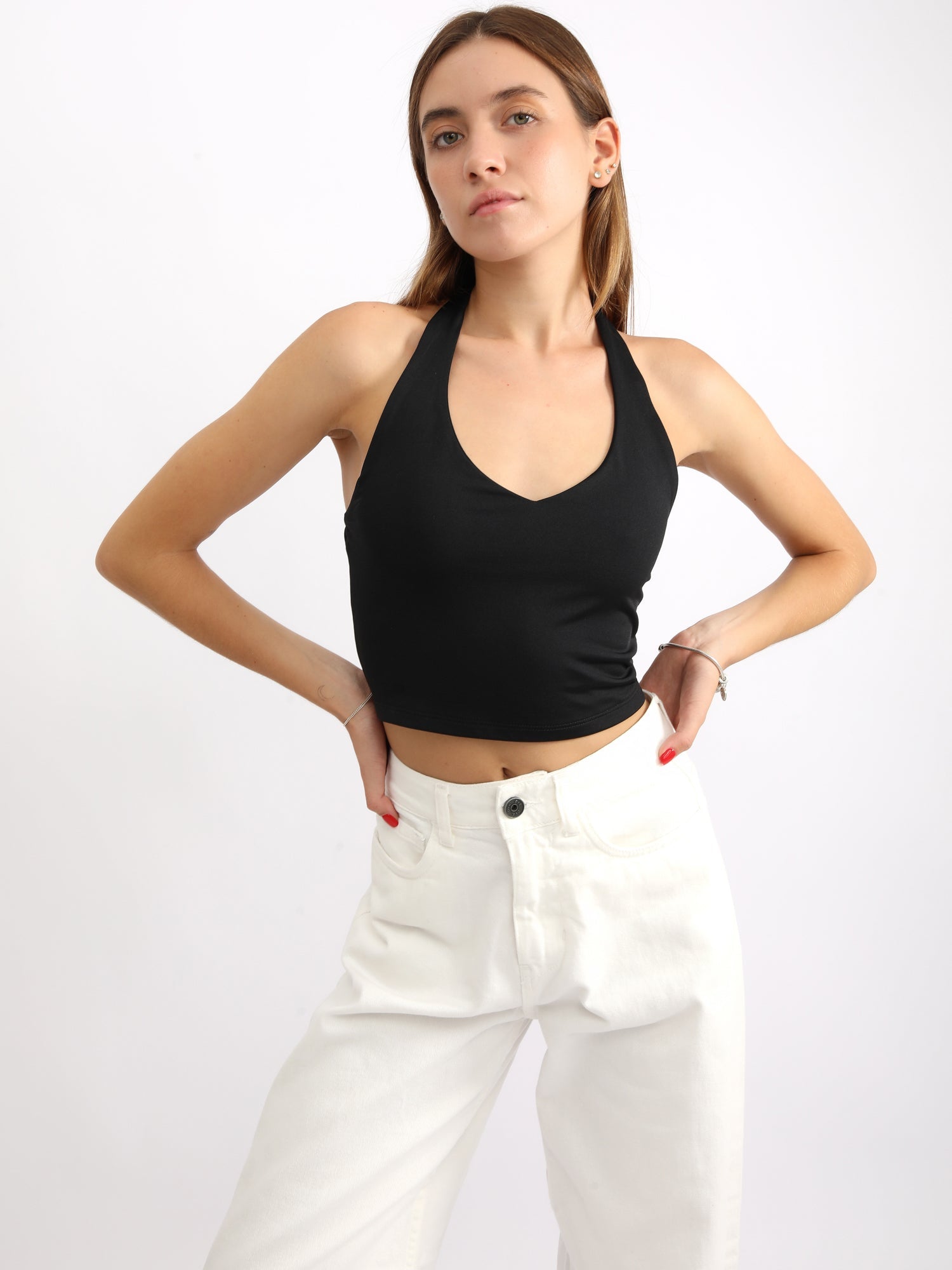Top para Mujer DVK NAKED BACK V-NECK TOP NGR DVK