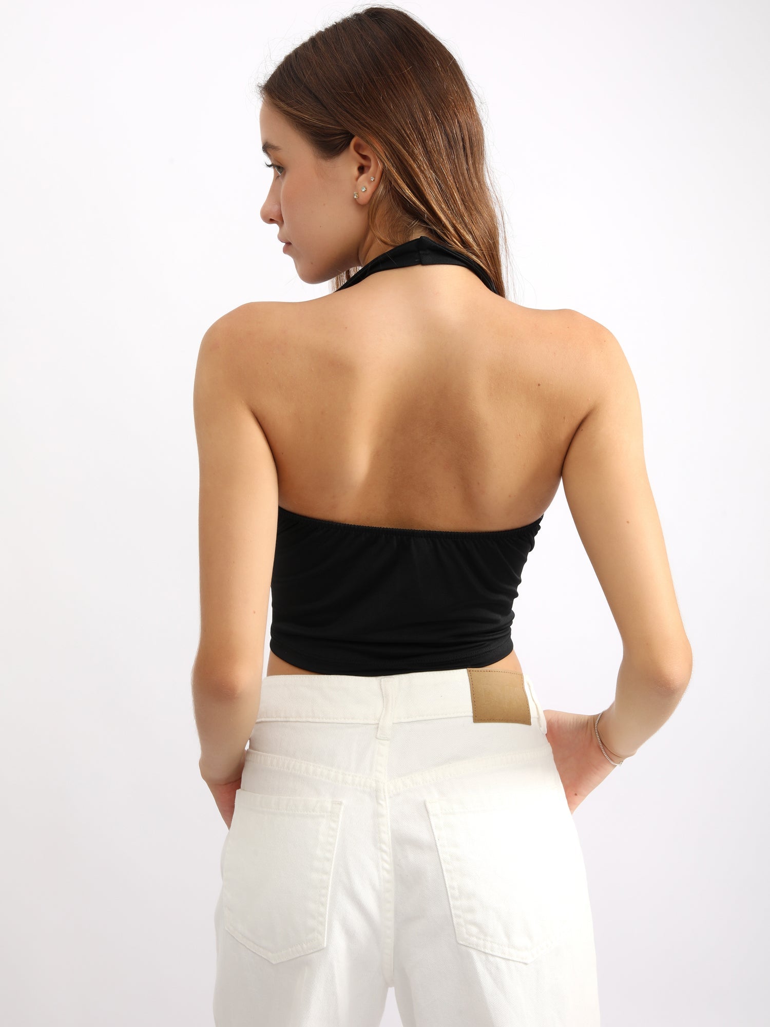 Top para Mujer DVK NAKED BACK V-NECK TOP NGR DVK