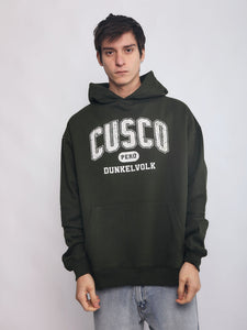 Polera para Hombre DUNKELVOLK HOODIE SIN ZIP CUSCO HOODIE VRD