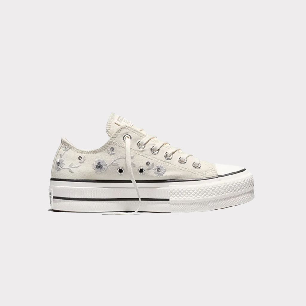 Zapatillas Converse CT AS Lift Platform Sequin Flowers Blanco para Mujer