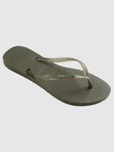 Cargar imagen en el visor de la galería, Sandalias para Mujer HAVAIANAS FLIP FLOP SLIM LOGO METALLIC 0869
