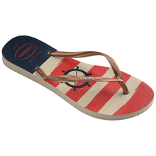 Cargar imagen en el visor de la galería, Sandalias para Mujer HAVAIANAS BEACH SLIM NAUTICAL FC 8430
