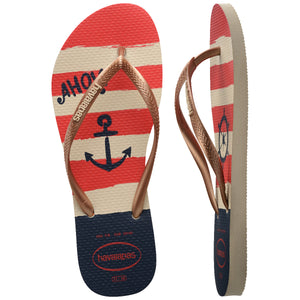 Sandalias para Mujer HAVAIANAS BEACH SLIM NAUTICAL FC 8430