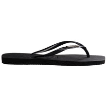 Cargar imagen en el visor de la galería, Sandalias para Mujer HAVAIANAS SLIM SQUARE LOGO MET 2976
