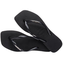 Cargar imagen en el visor de la galería, Sandalias para Mujer HAVAIANAS SLIM SQUARE LOGO MET 2976
