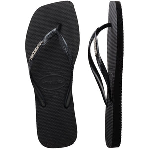 Sandalias para Mujer HAVAIANAS SLIM SQUARE LOGO MET 2976