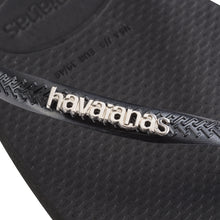 Cargar imagen en el visor de la galería, Sandalias para Mujer HAVAIANAS SLIM SQUARE LOGO MET 2976
