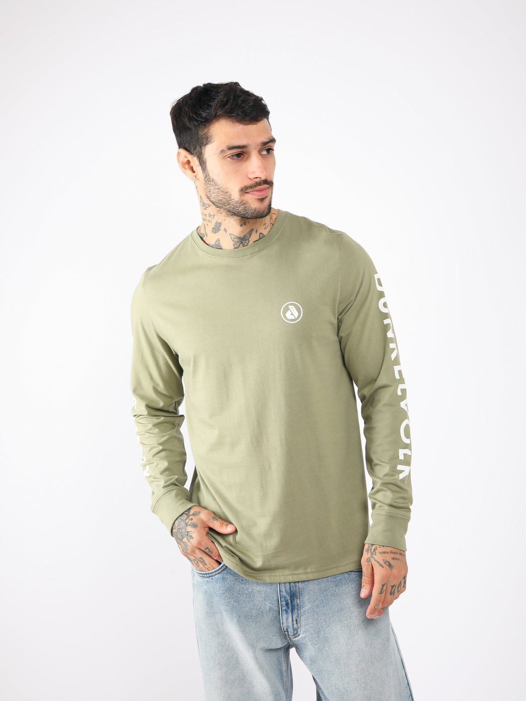 Polo para Hombre Dunkelvolk CLASSIC NEW LOGO ARMS LS VRD