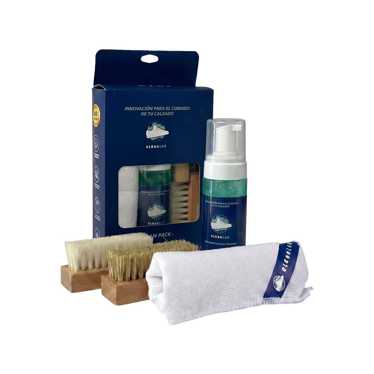 Foam Pack CLEAN LAB - Kit de limpieza para todo material