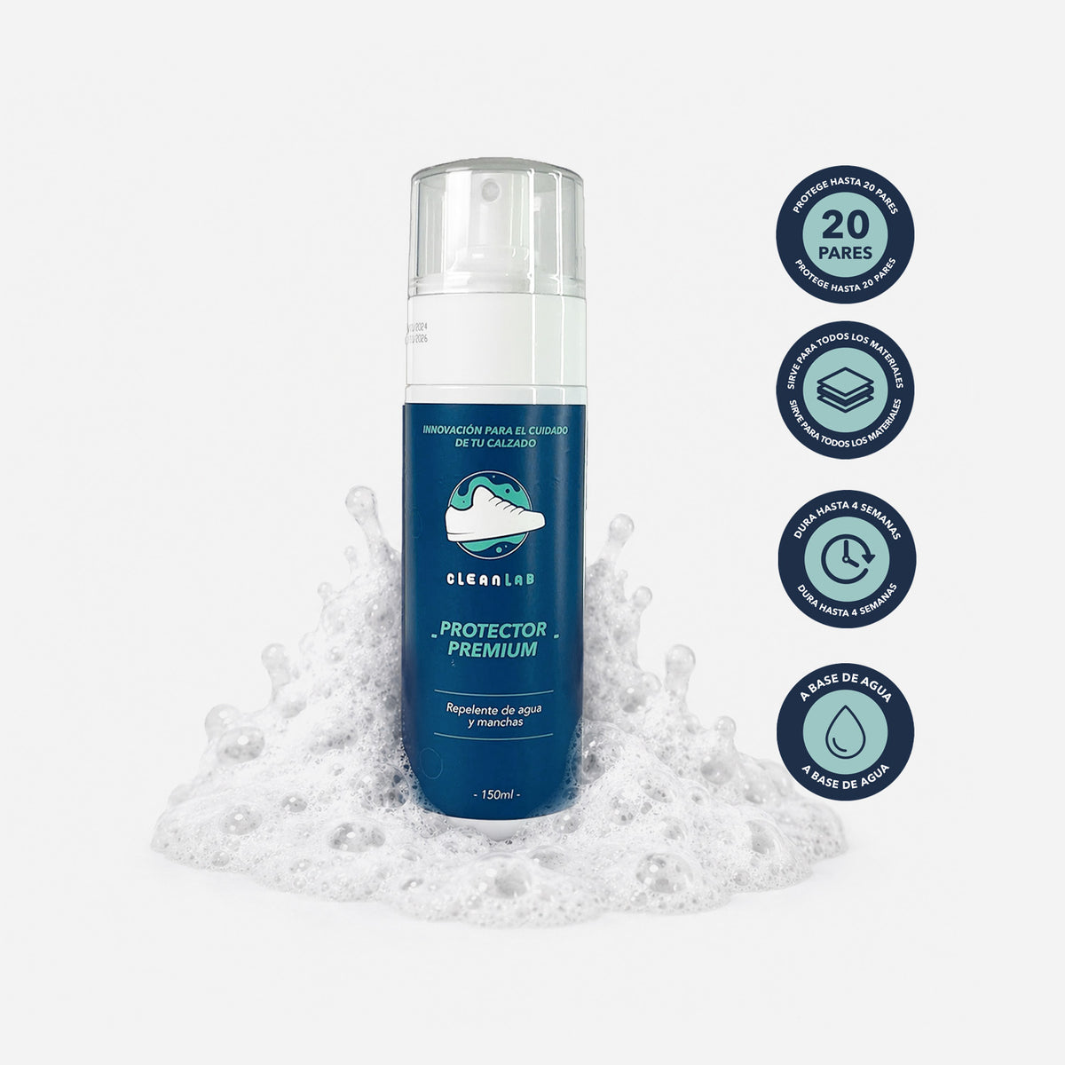 Protector Premium - Spray impermeabilizante para zapatillas CLEAN LAB