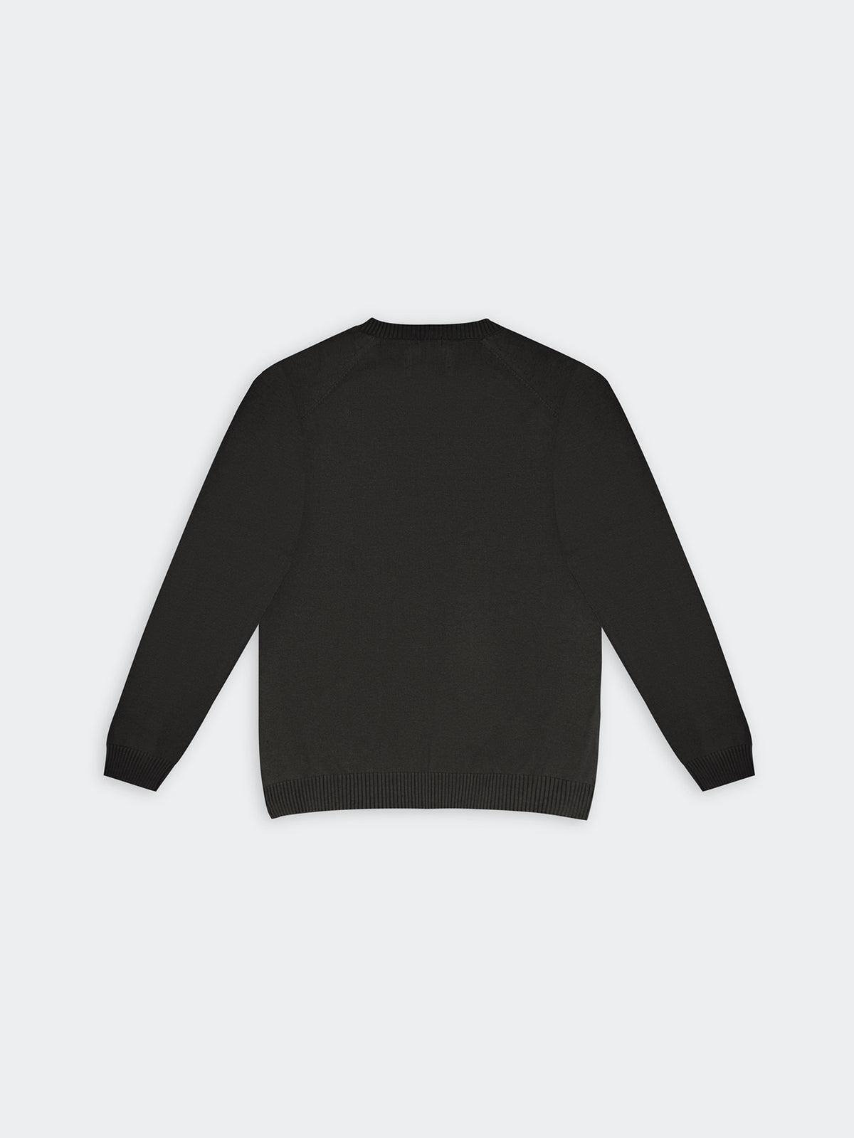Chompa Para Hombre DUNKELVOLK PIMA KNIT CREW Negro