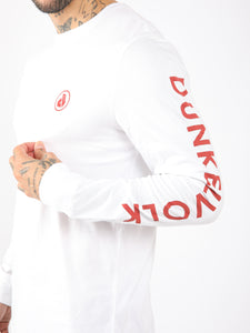 Polo para Hombre Dunkelvolk CLASSIC NEW LOGO ARMS LS WHT