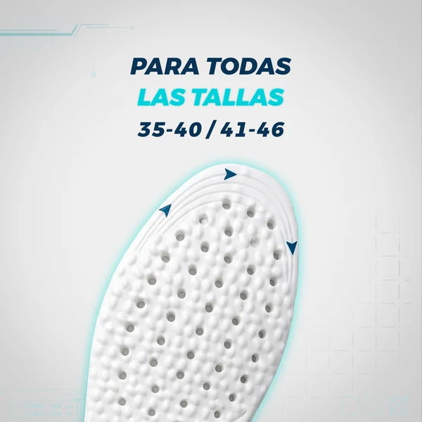 Plantillas Premium S (35-40) - Amortiguación para uso diario y deporte CLEAN LAB