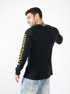 Polo para Hombre Dunkelvolk CLASSIC NEW LOGO ARMS LS BLK