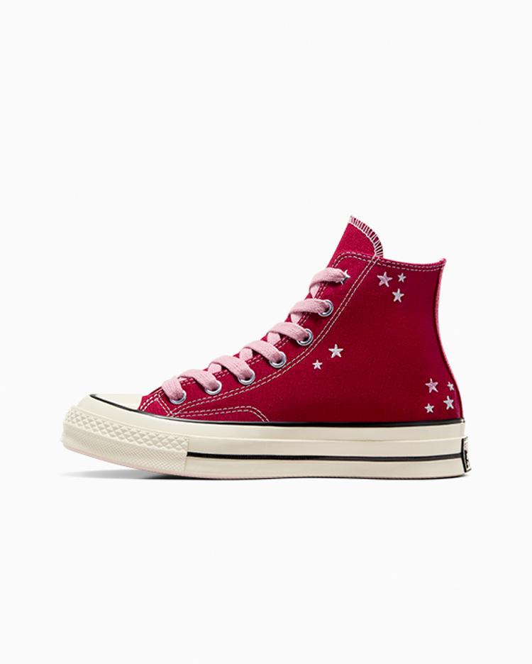 Zapatillas Unisex CONVERSE A12204C-W Chuck 70 Embroidered Stars RED