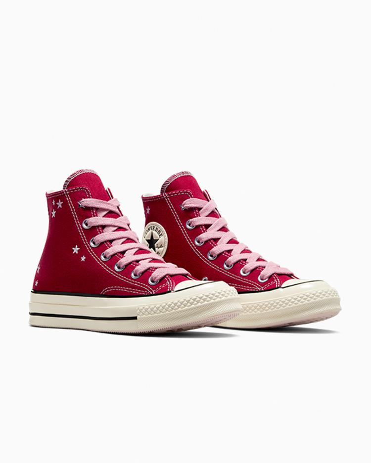 Zapatillas Unisex CONVERSE A12204C-W Chuck 70 Embroidered Stars RED