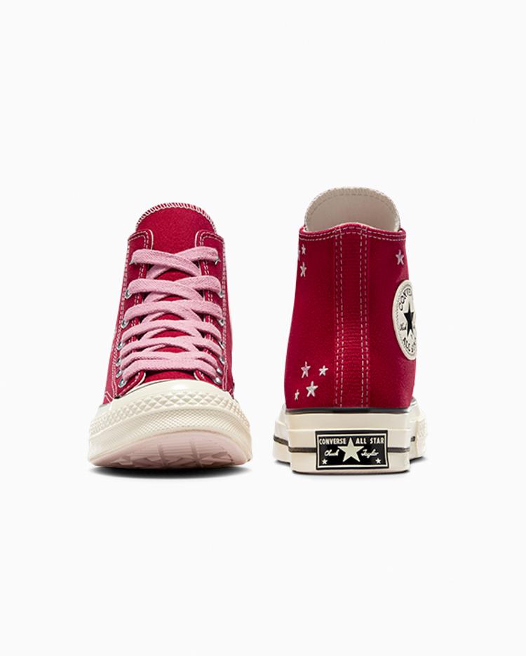Zapatillas Unisex CONVERSE A12204C-W Chuck 70 Embroidered Stars RED