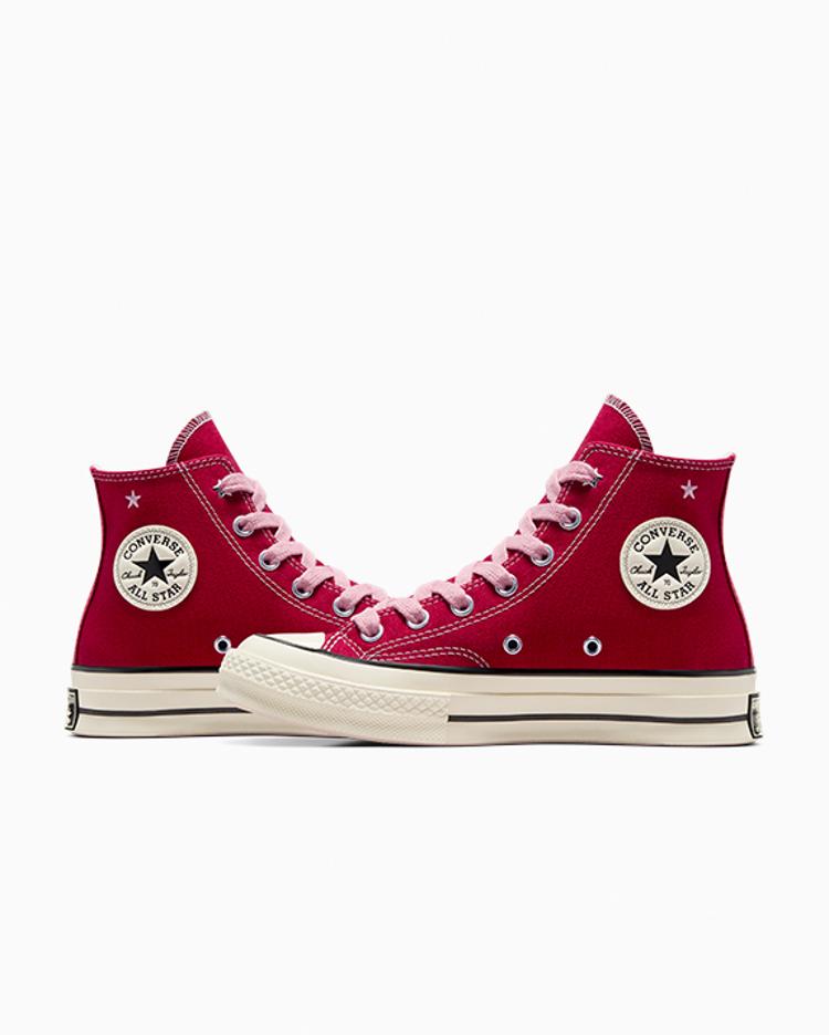 Zapatillas Unisex CONVERSE A12204C-W Chuck 70 Embroidered Stars RED