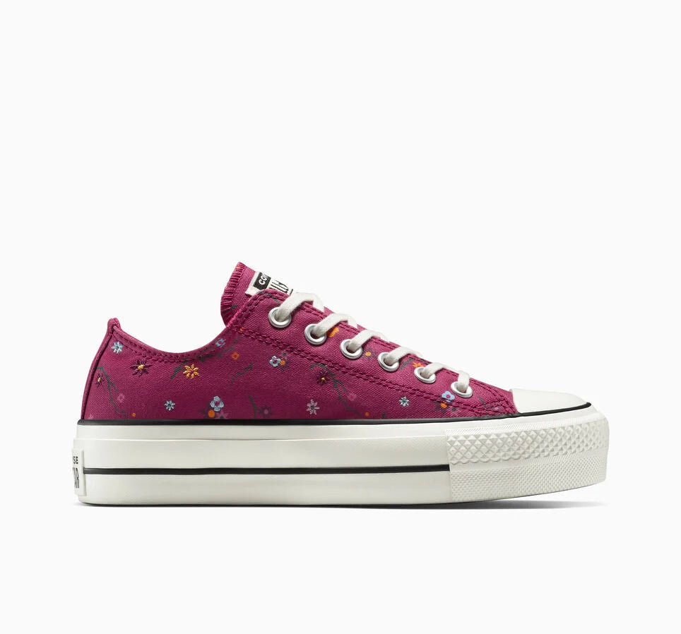 Zapatillas para Mujer CONVERSE CT AS Lift Platform Embroidered Blooms Rojo