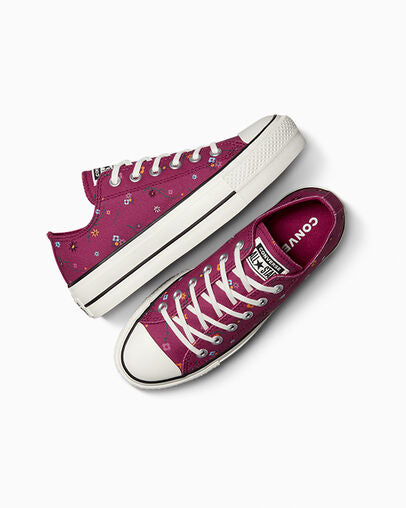 Zapatillas para Mujer CONVERSE CT AS Lift Platform Embroidered Blooms Rojo
