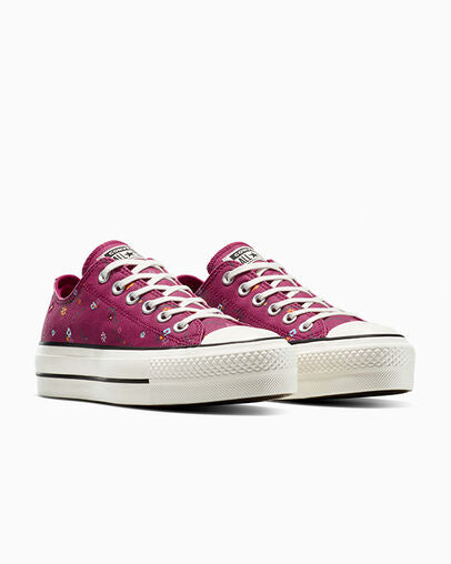 Zapatillas para Mujer CONVERSE CT AS Lift Platform Embroidered Blooms Rojo