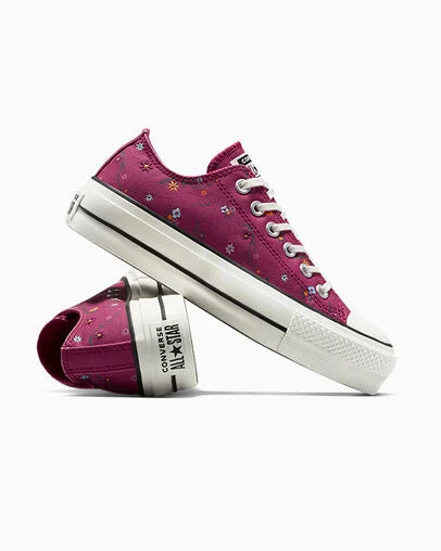Zapatillas para Mujer CONVERSE CT AS Lift Platform Embroidered Blooms Rojo