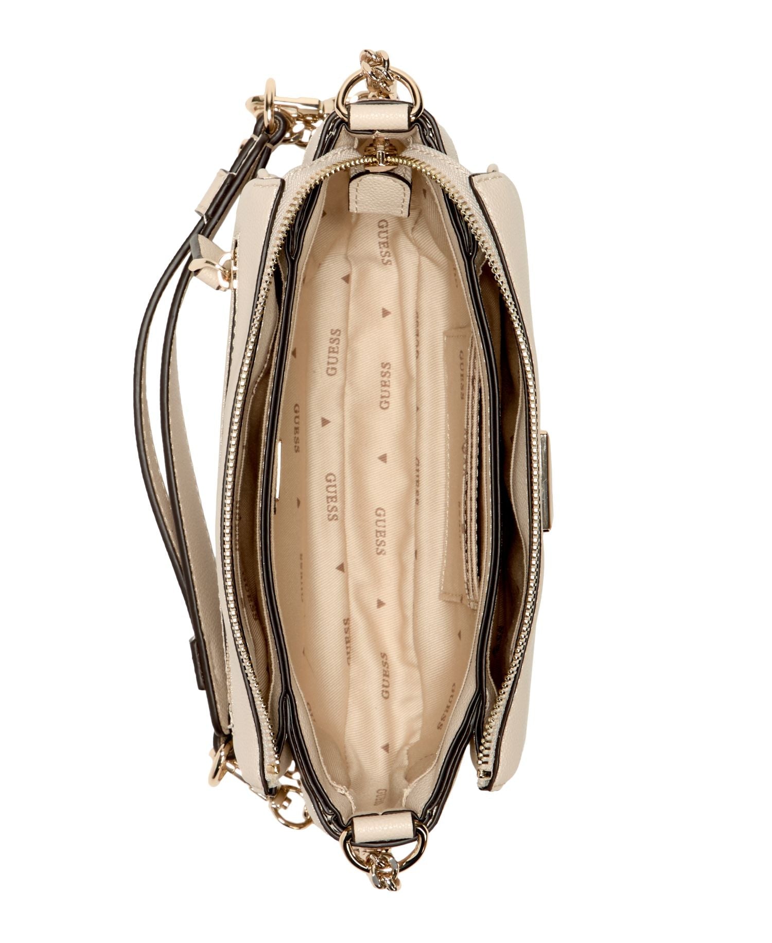 Bolso para Mujer GUESS FEDORA SHOULDER BAG Blanco hueso GUESS