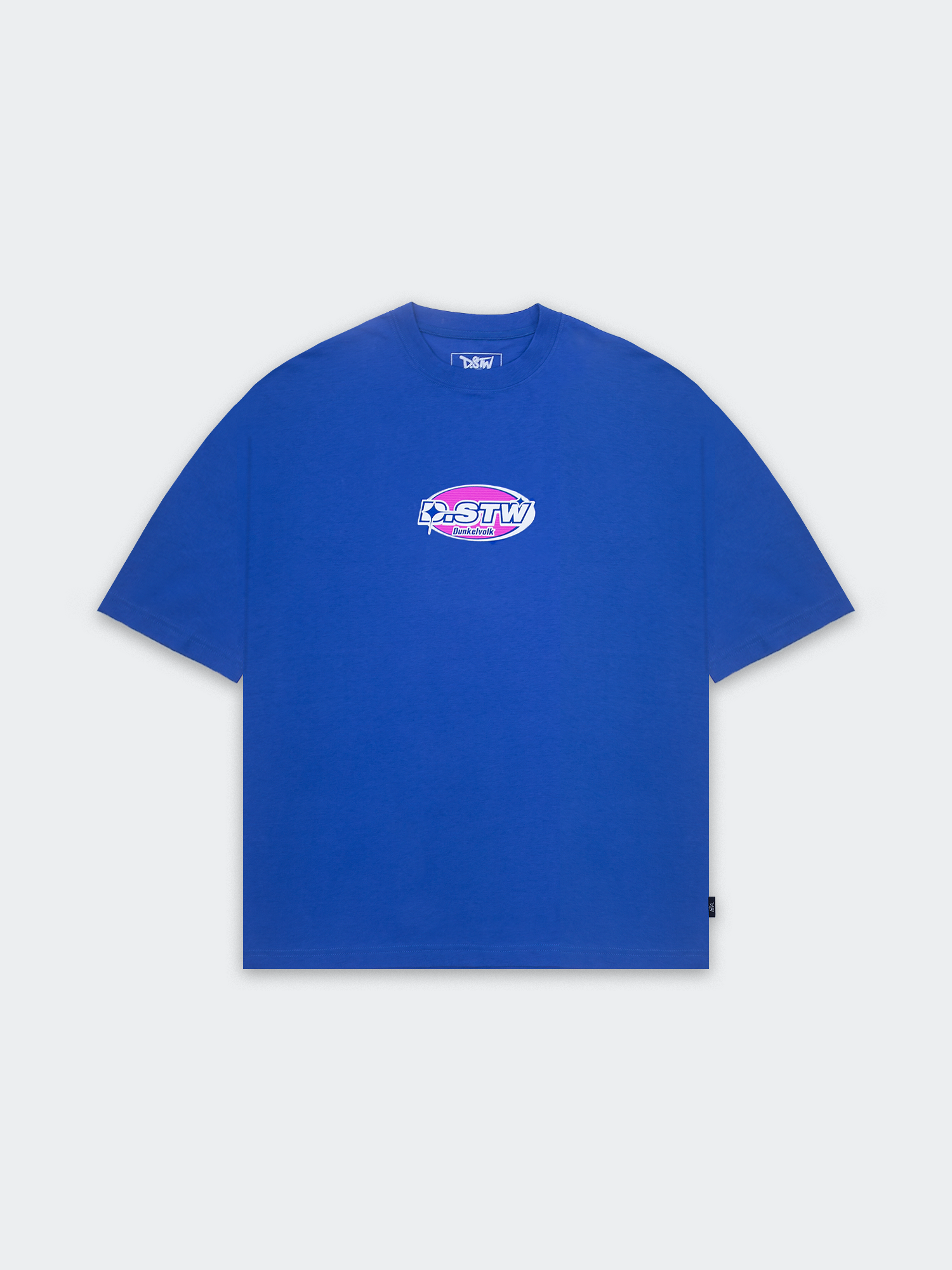 Polo Oversize para Hombre DUNKELVOLK BUBBLE GUM Azul