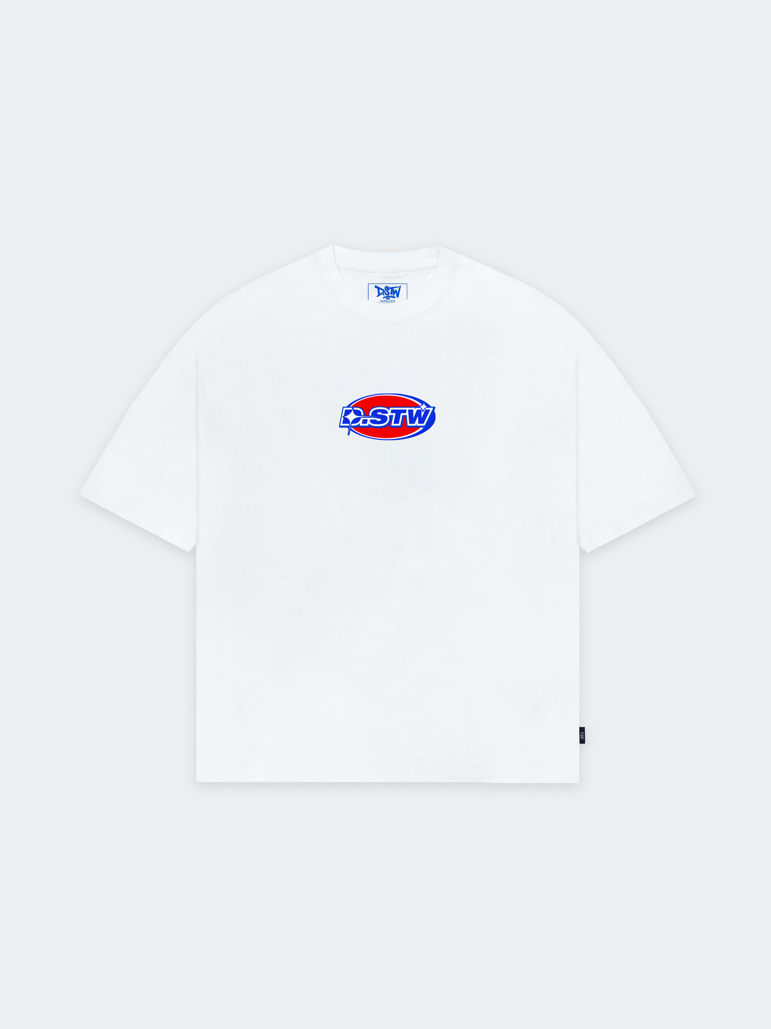 Polo Oversize para Hombre DUNKELVOLK BUBBLE GUM Blanco