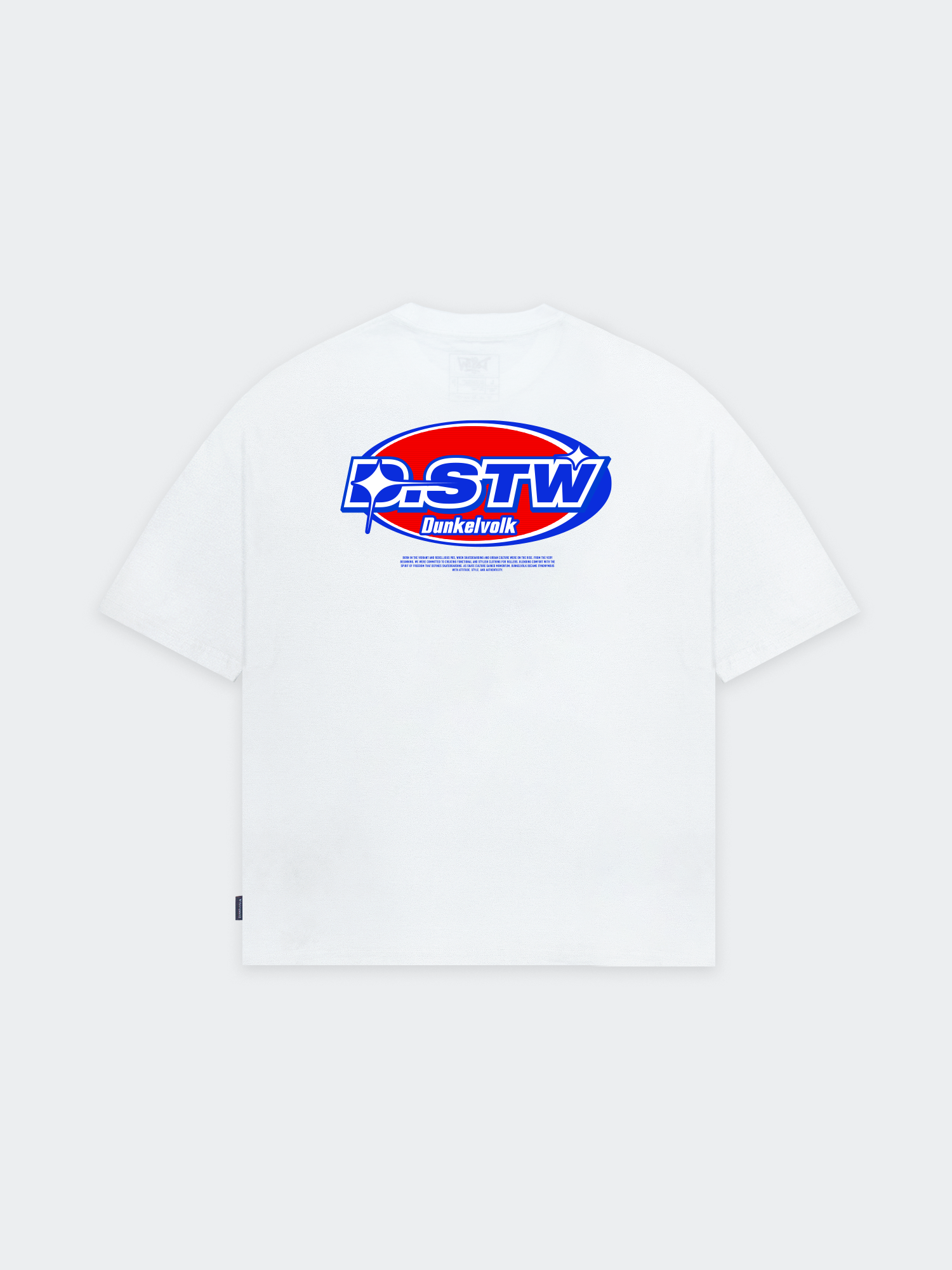 Polo Oversize para Hombre DUNKELVOLK BUBBLE GUM Blanco DUNKELVOLK