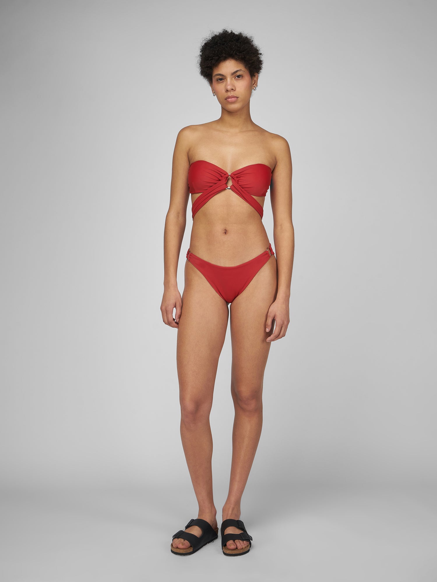 Ropa de Baño para Mujer DVK LOVE ISLAND BOTTOM RED DVK