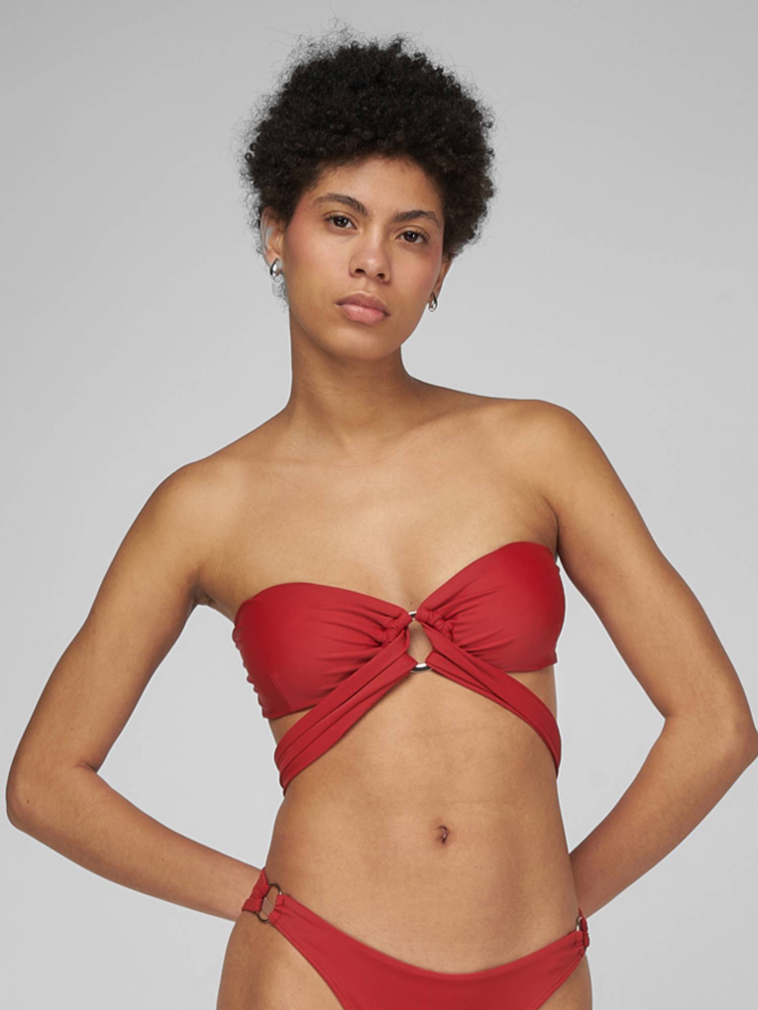 Ropa de Baño para Mujer DVK LOVE ISLAND TOP RED DVK