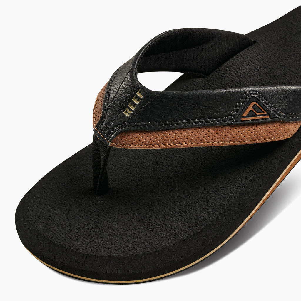 Sandalias para Hombre REEF BEACH CUSHION DAWN BLACK/TAN BLT