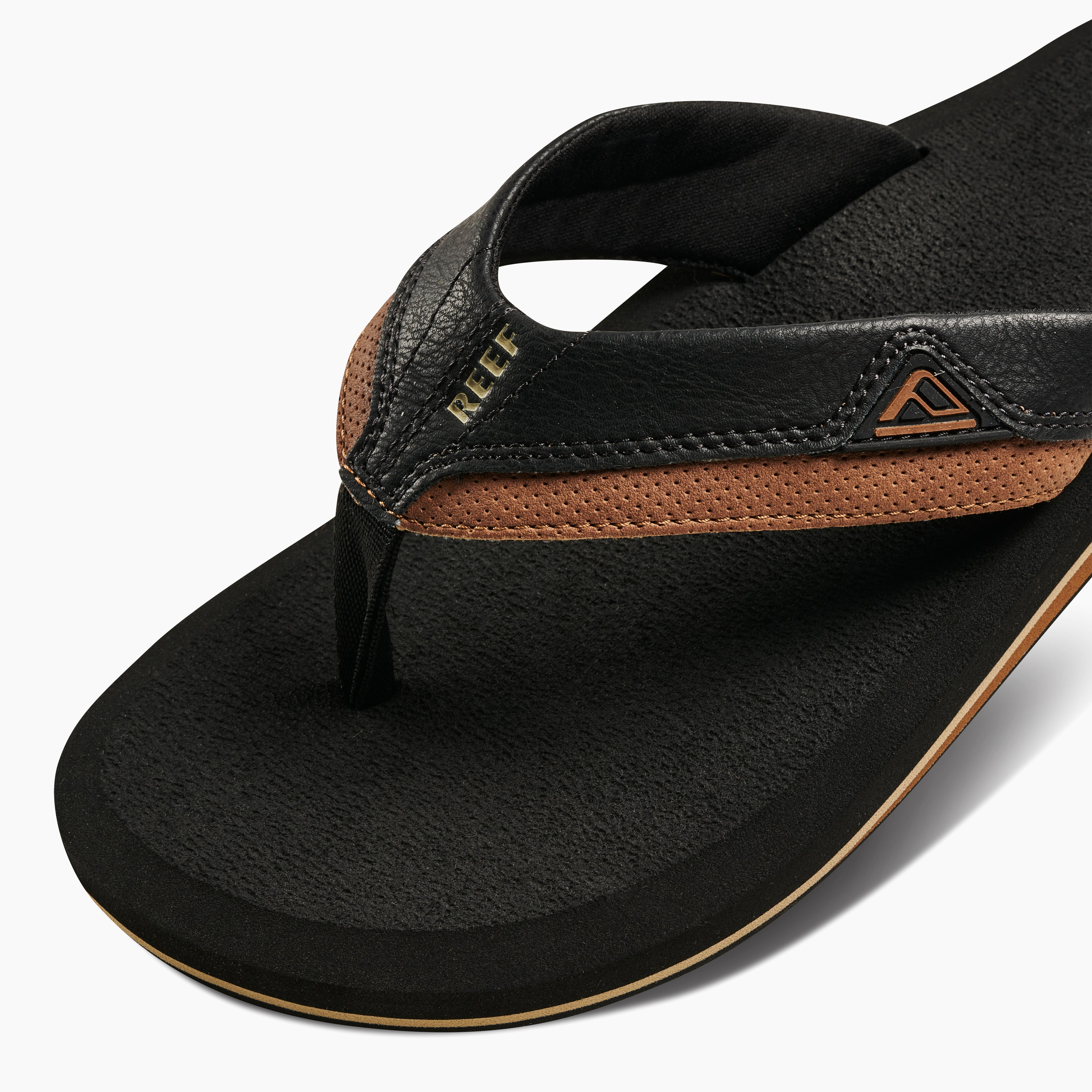 Sandalias para Hombre REEF BEACH CUSHION DAWN BLACK/TAN BLT