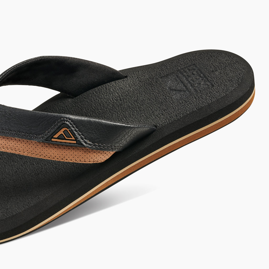 Sandalias para Hombre REEF BEACH CUSHION DAWN BLACK/TAN BLT