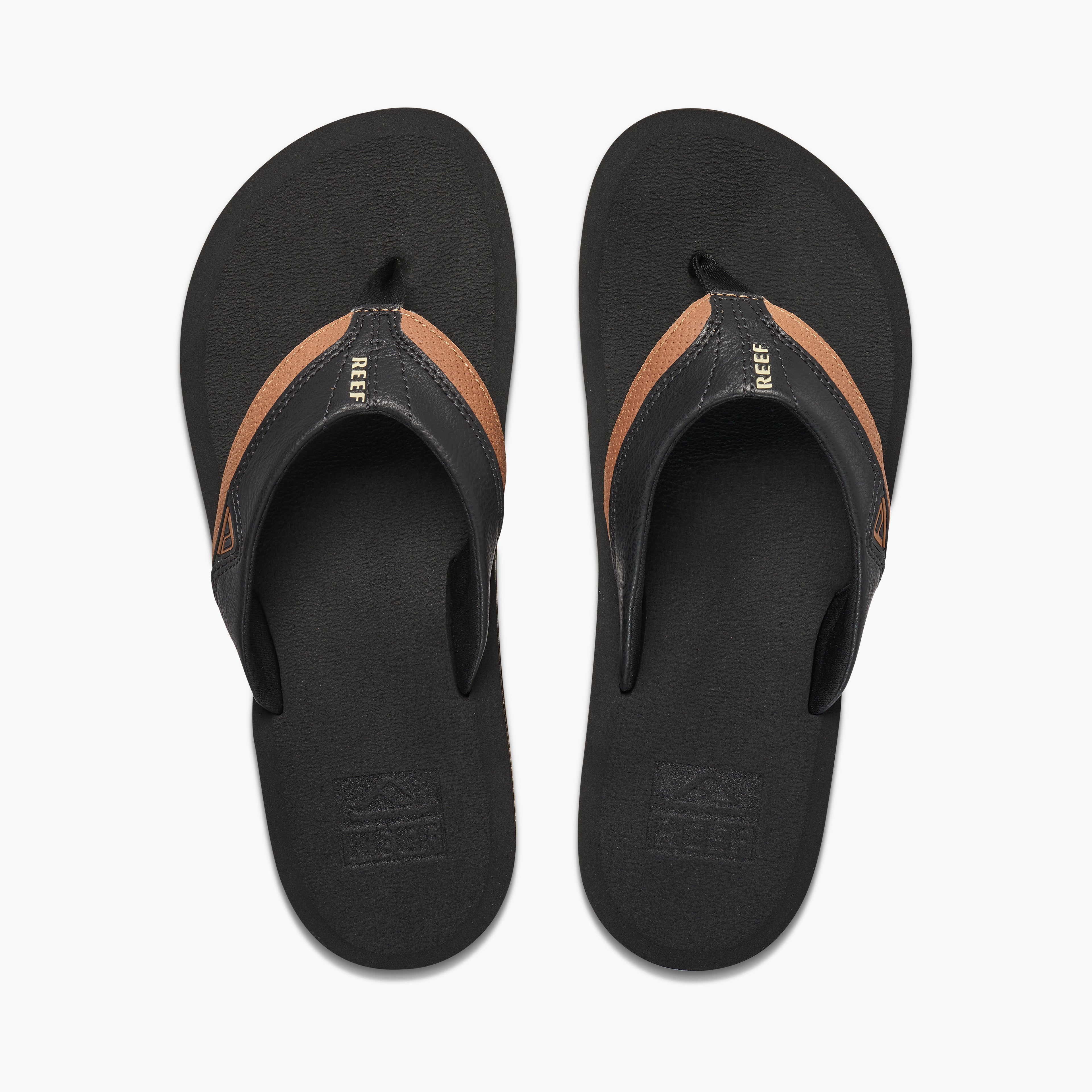 Sandalias para Hombre REEF BEACH CUSHION DAWN BLACK/TAN BLT