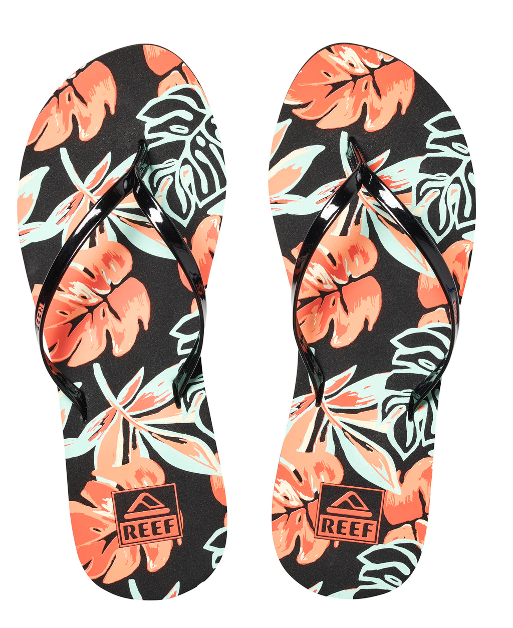 Sandalias para Mujer REEF BEACH REEF BLISS-FULL BLACK MONSTERA BLM