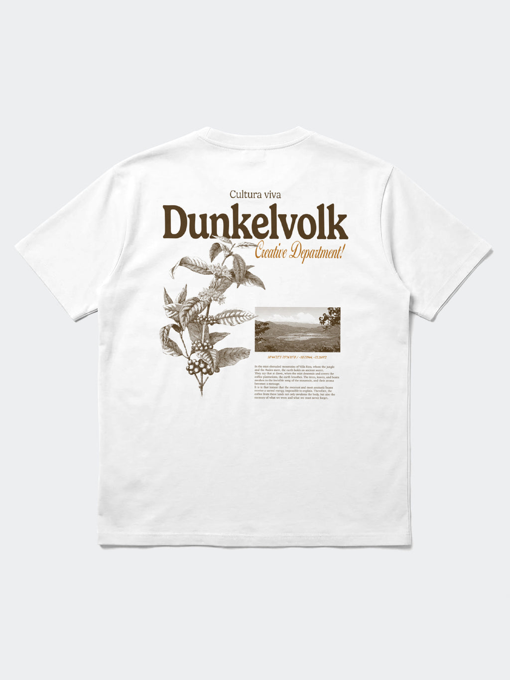 Polo para Hombre DUNKELVOLK COFFEE SEED 2 Blanco