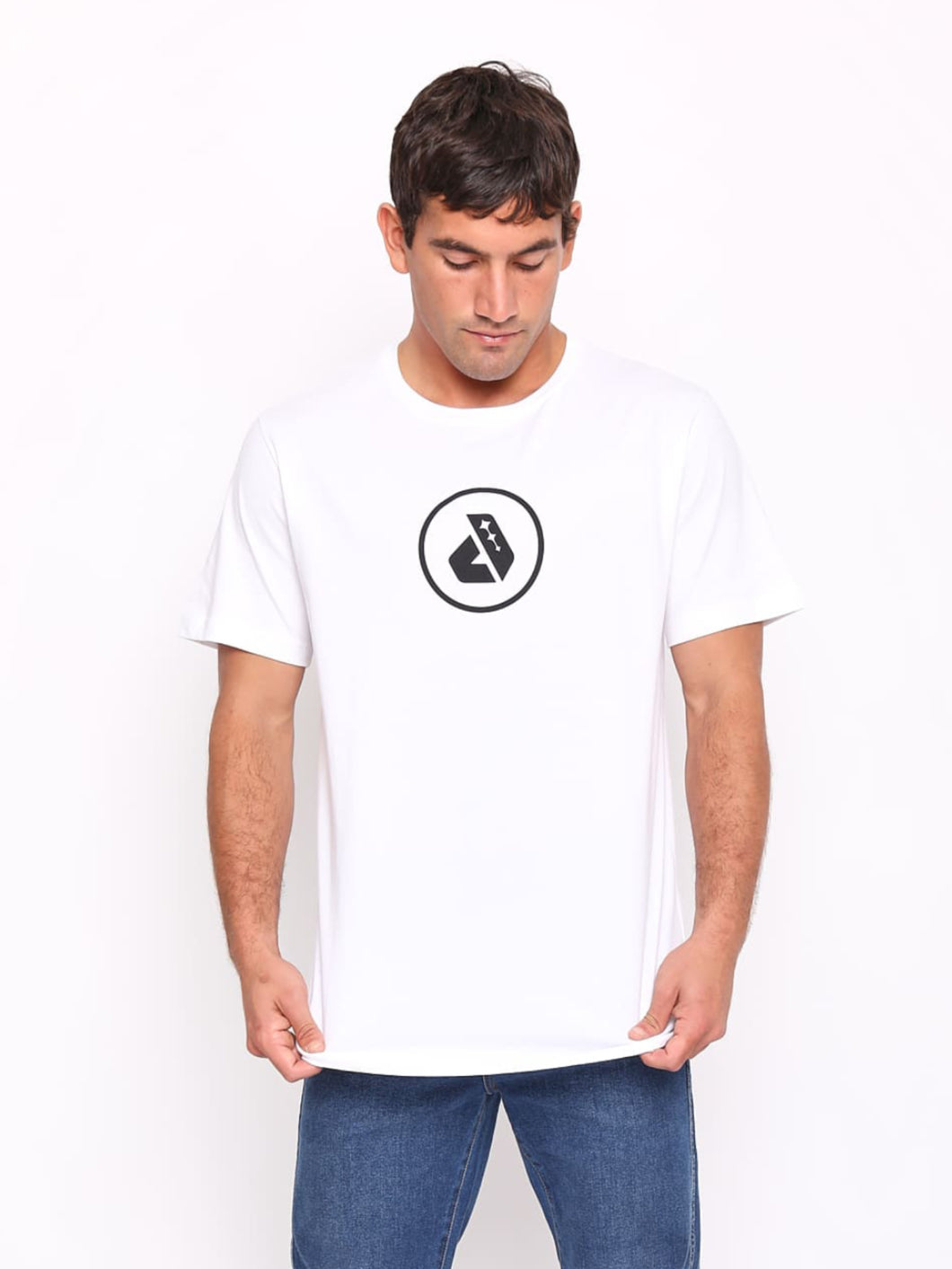 Polo para Hombre DUNKELVOLK LOGO CIRCLE LOGO WHT